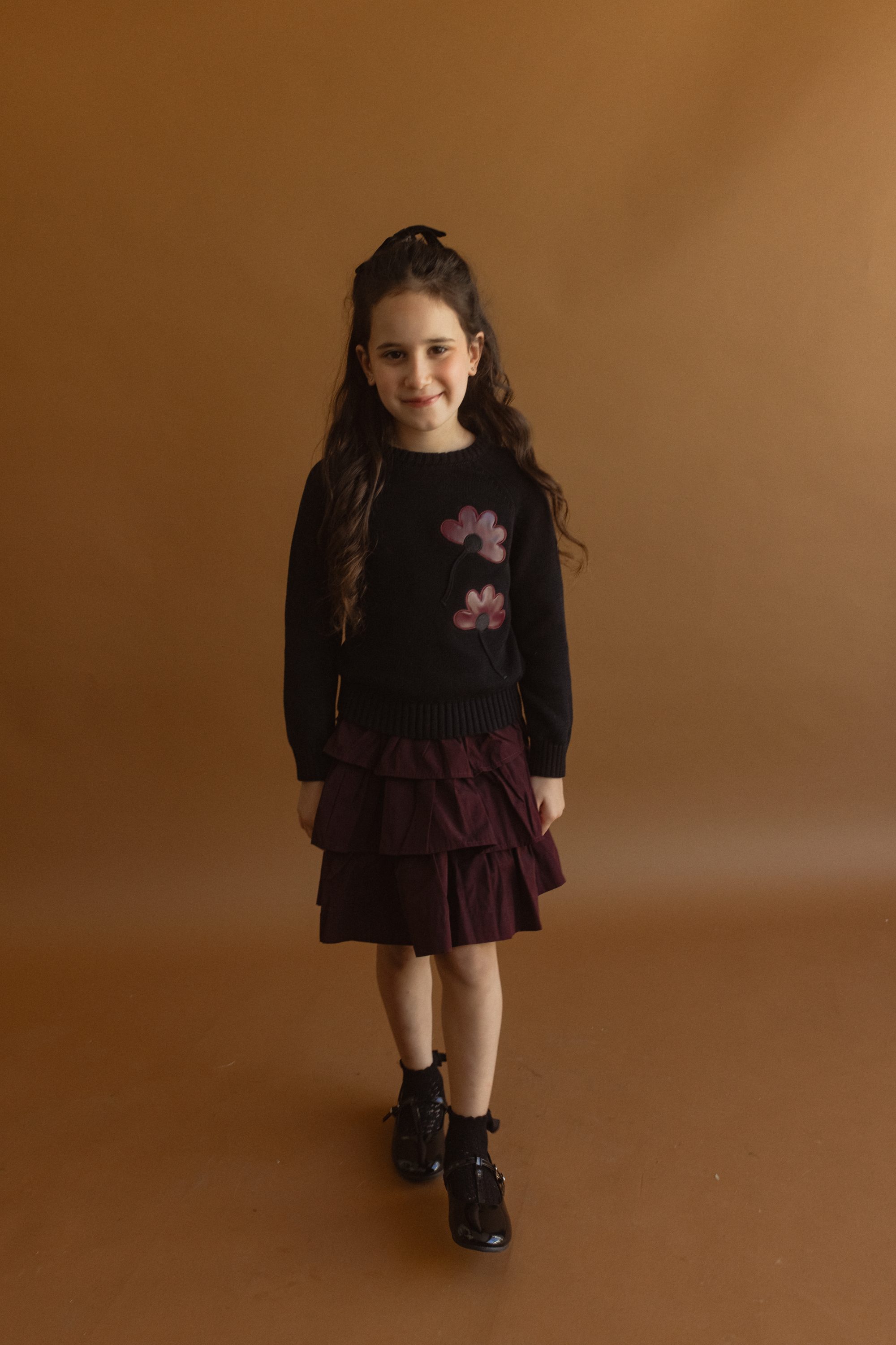 ⁦סריג עם פרחי בד⁩ – תמונה ⁦11⁩