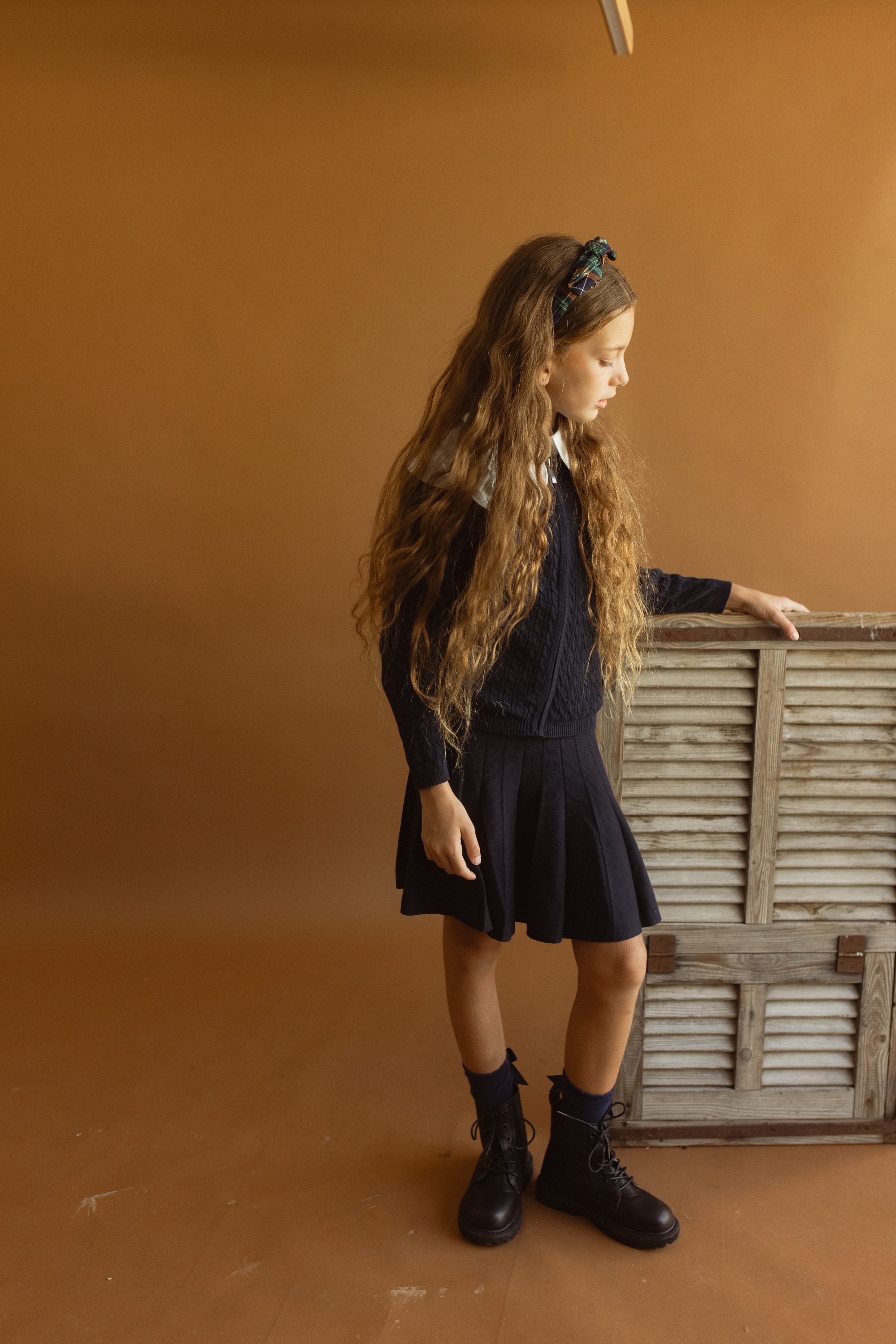 ⁦סוודר צמות פתוח תלבושת⁩ – תמונה ⁦7⁩