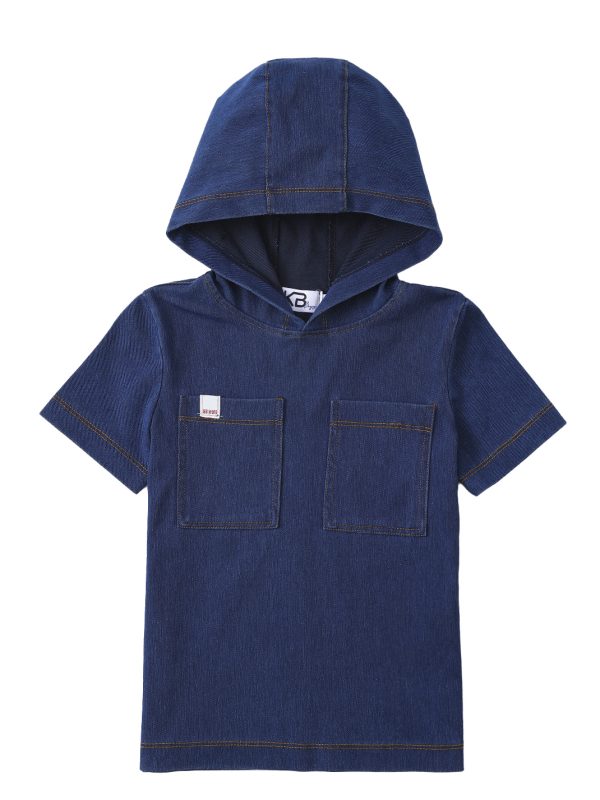 חולצת קפצון גינס סטרצי