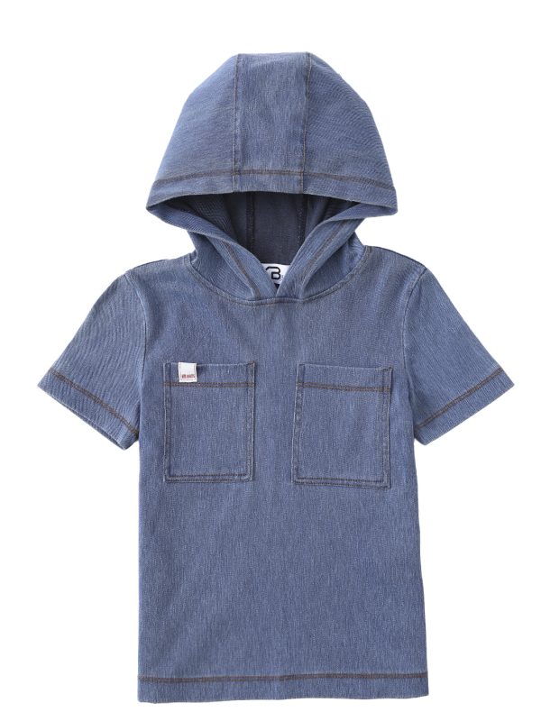 חולצת קפצון גינס סטרצי