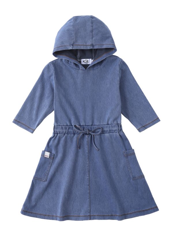 שמלת קפוצון גינס סטרצי