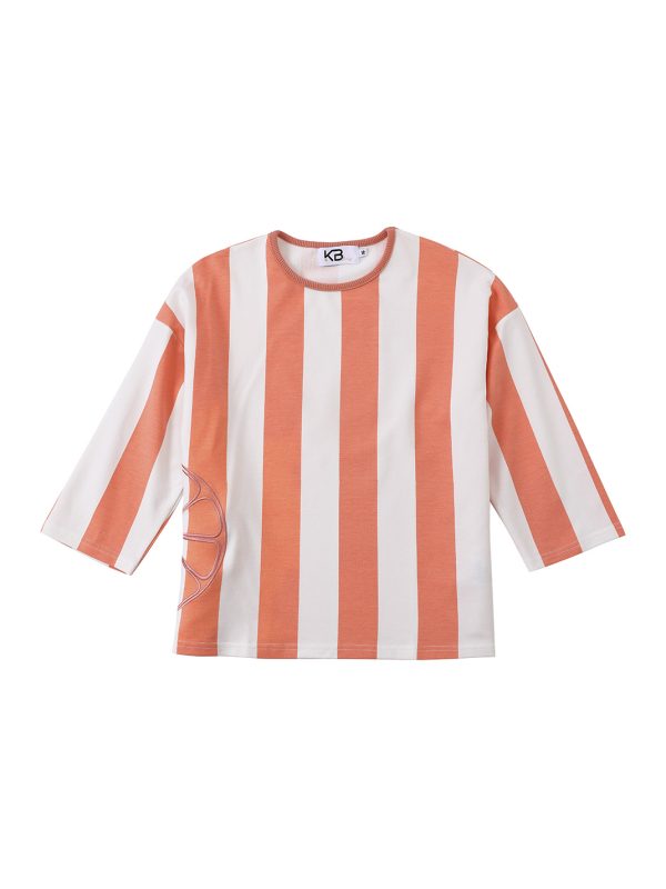 חולצת פסים אוברסייז