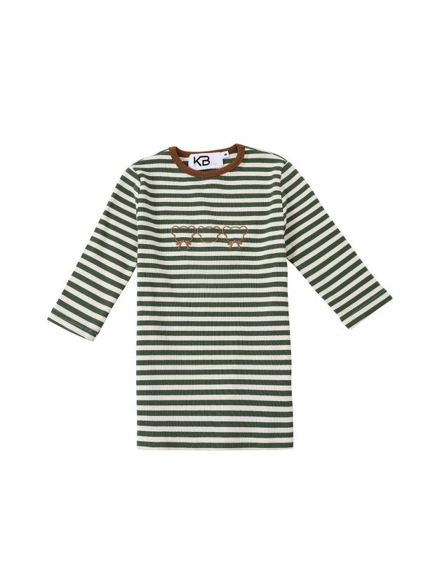 חולצת ריב רקמה דובים