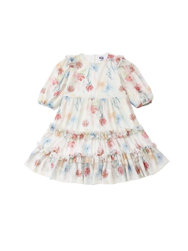 שמלה טול וראפלים