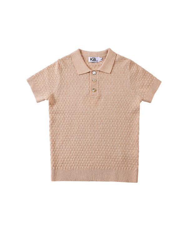 חולצת סריג טקסטורה