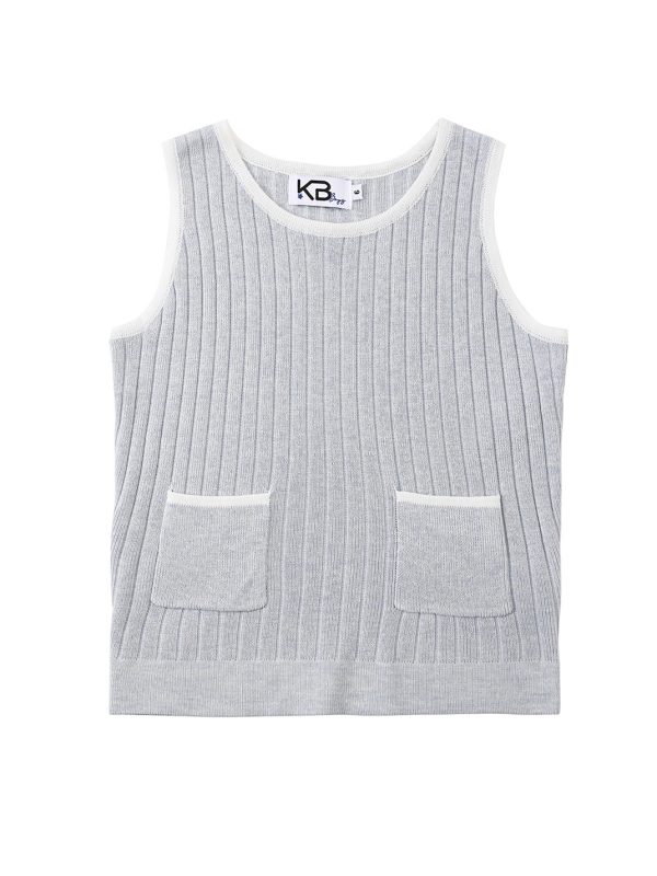 אפודת סריג וכיסים