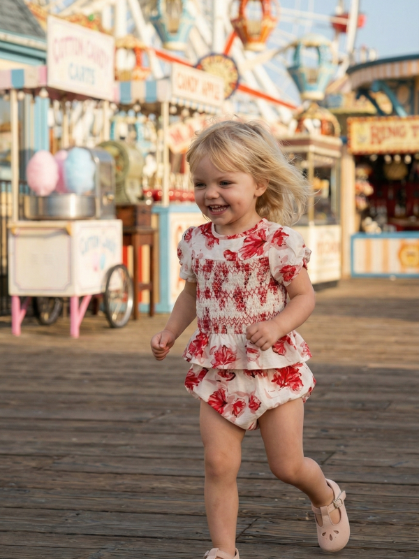 סט בייבי פרחים וציפקות