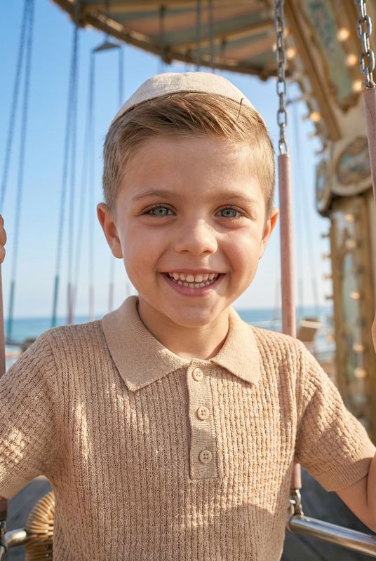 חולצת סריג טקסטורה