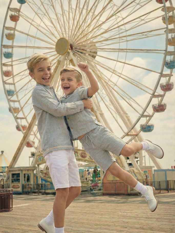 חולצת טקסטורה ופס ארוך