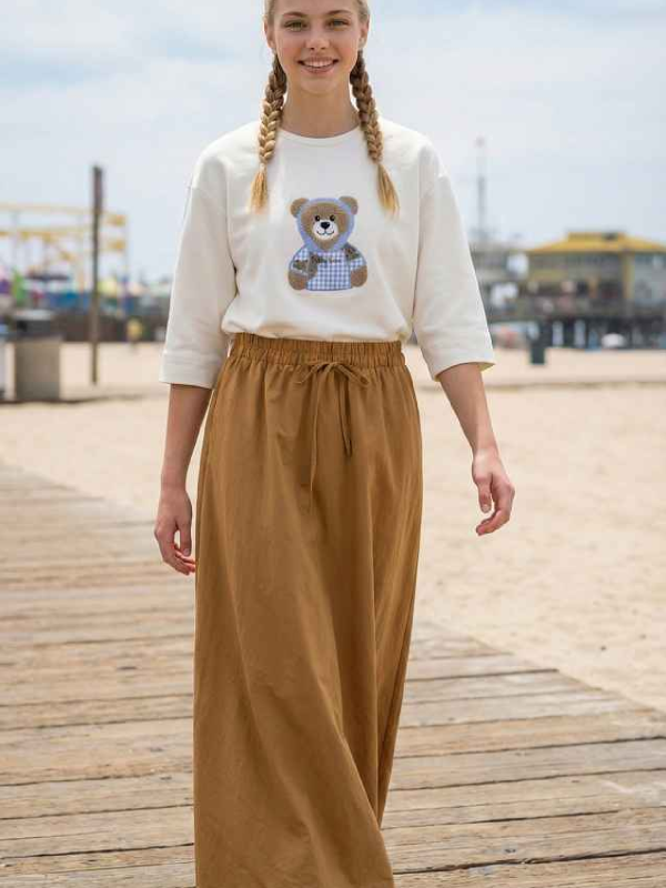 חצאית גיזרת קזואל