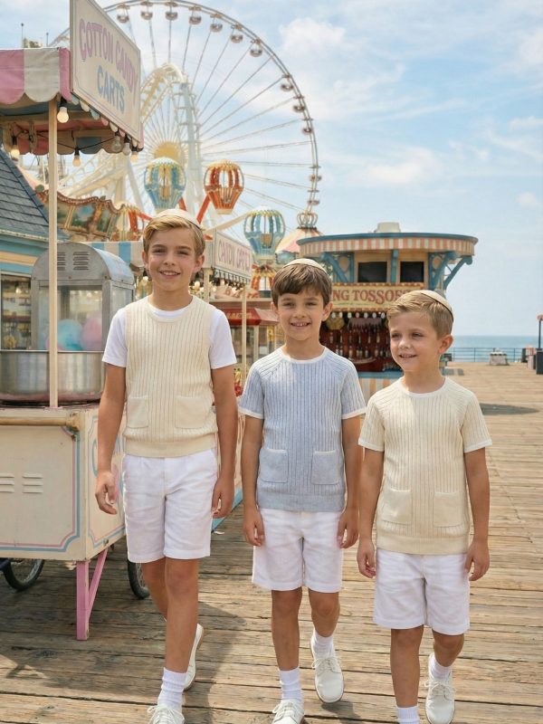 חולצת סריג וכיסים