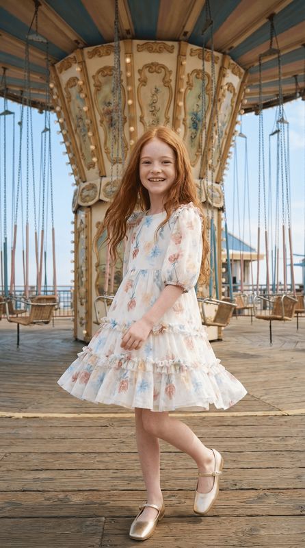 שמלה טול וראפלים