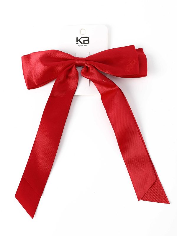 סיכת פפיון בורדו