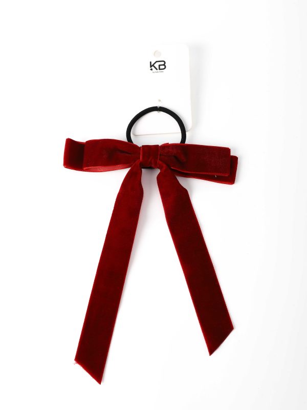 גומיית פפיון בורדו