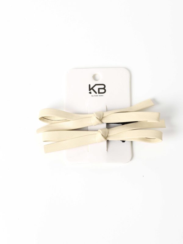 זוג סוכות מעור שמנת