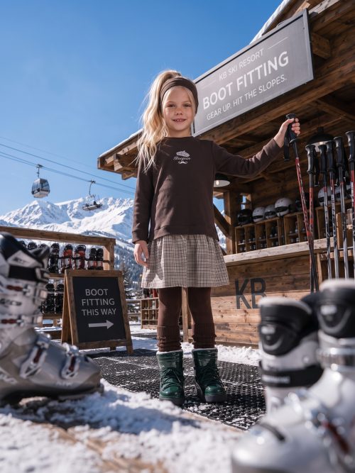 שמלת ריב שילוב משבצות