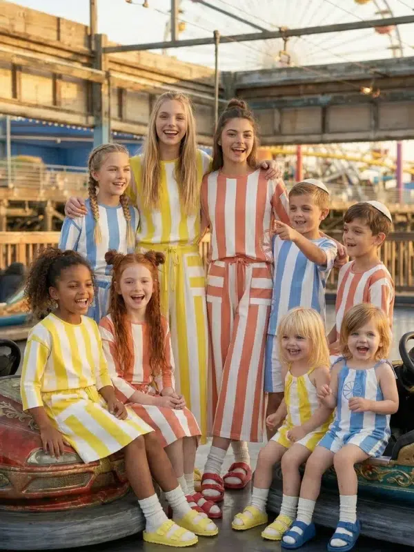 חולצת פסים אוברסייז